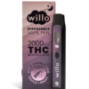 THC Vapes UK - Willo Strawberry 2000mg THC Vape Pen - Image 4