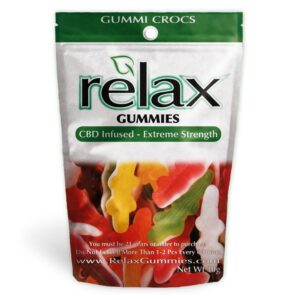 Relax Premium Edibles 1000mg CBD Gummies - Gummi Crocs