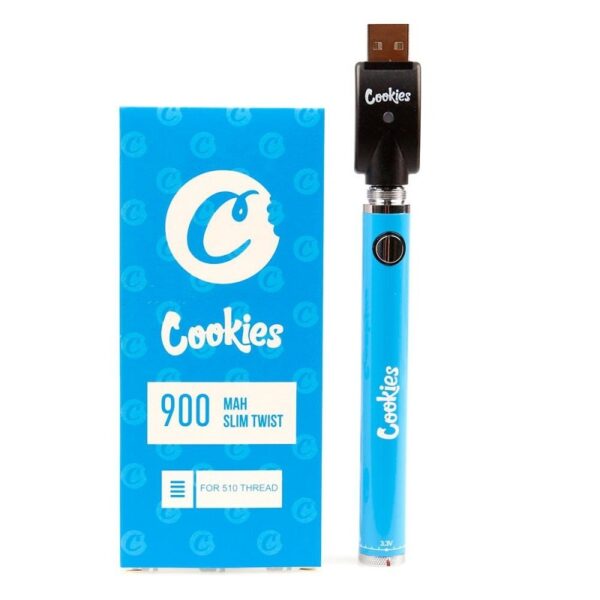 Cookies Slim Twist 510 Vape Battery - 900mAh