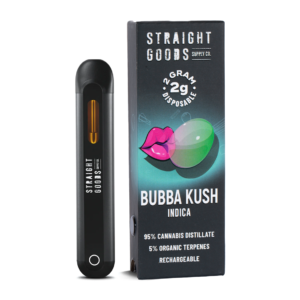 Straight Goods - Bubba Kush THC Vape Pen 2000mg​