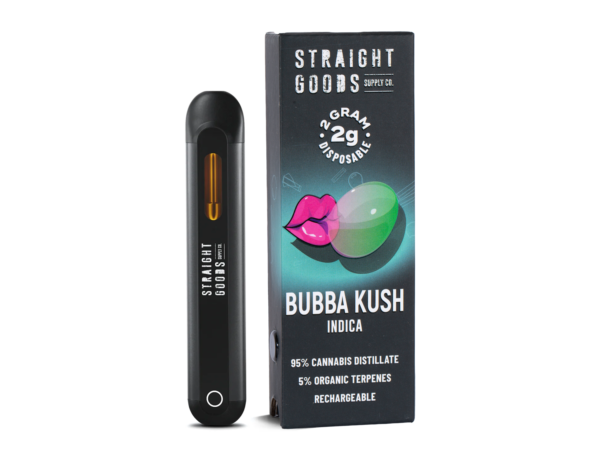 Straight Goods - Bubba Kush THC Vape Pen 2000mg​